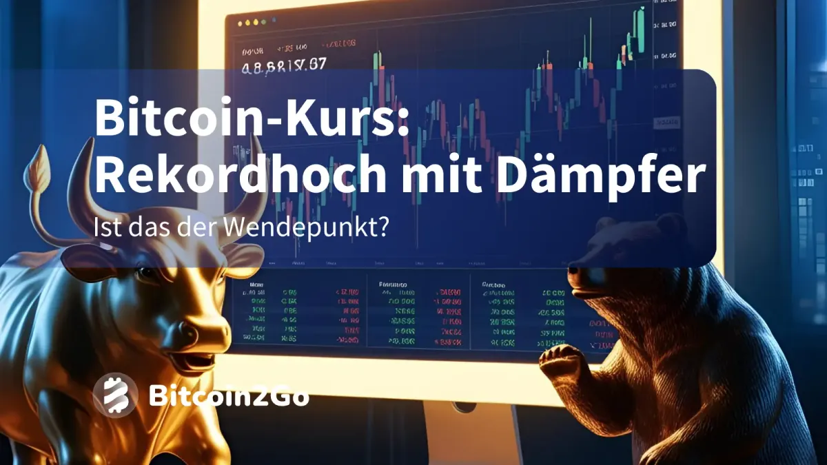 Bitcoin gerät nach Anstieg auf Rekordhoch deutlich unter Druck