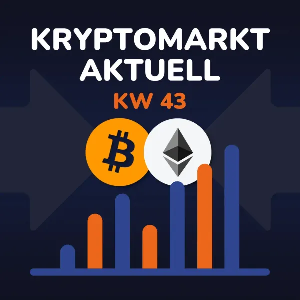 Kryptomarkt aktuell: Chartanalyse zu Bitcoin und Ethereum (KW43)