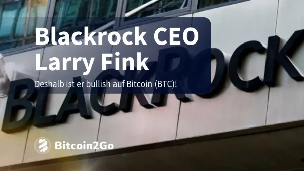 Bitcoin (BTC): BlackRock-CEO Larry Fink ist bullisch!