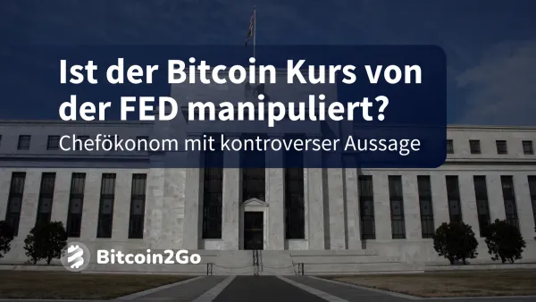 FED manipuliert Bitcoin? IIF-Ökonom äußert sich!