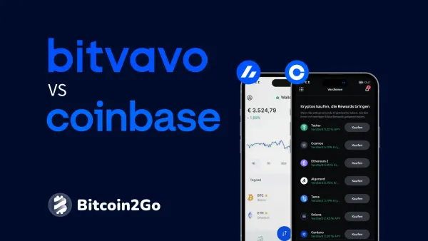 Bitvavo vs. Coinbase Vergleich: Gebühren, Angebot & Support