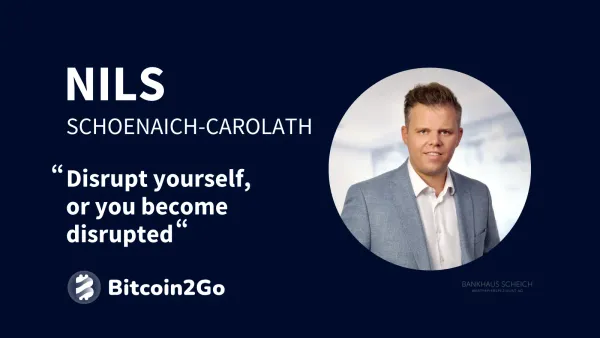 Nils v. Schoenaich-Carolath vom Bankhaus Scheich im Interview