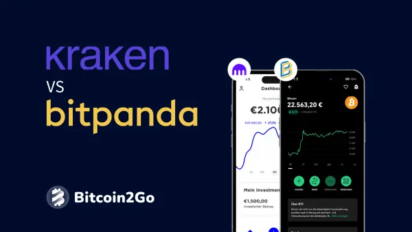 Kraken vs Bitpanda im Vergleich: Gebühren, Angebot & Support