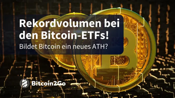 Bitcoin kratzt am Allzeithoch, ETF Inflows beeindrucken