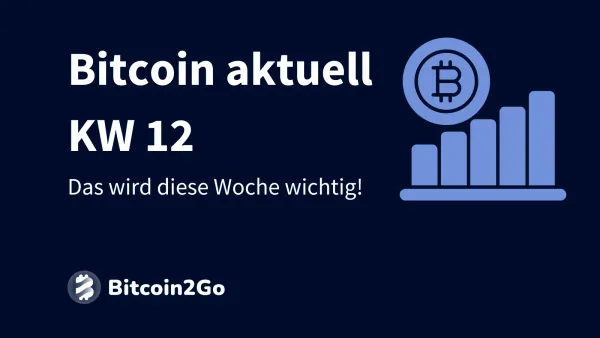 Bitcoin aktuell KW 12: Das wird diese Woche wichtig!