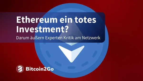 Ethereum unter Beschuss: Ist ETH ein totes Investment?