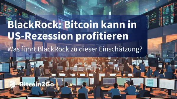 BlackRock: Bitcoin könnte in einer US-Rezession boomen