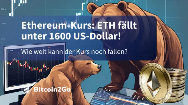 Ethereum-Kurs: ETH crasht unter 1600 US-Dollar!