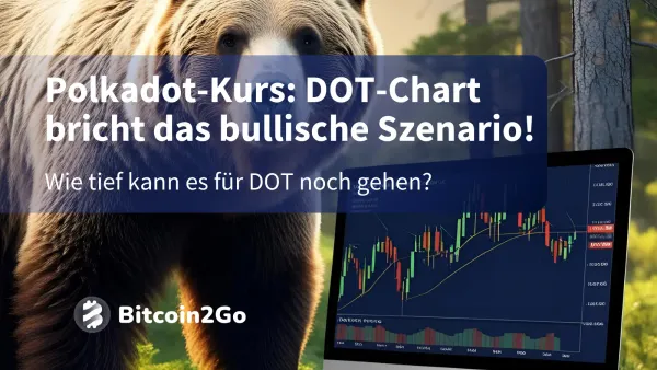 DOT-Kurs bricht Support – Wie tief fällt Polkadot noch?