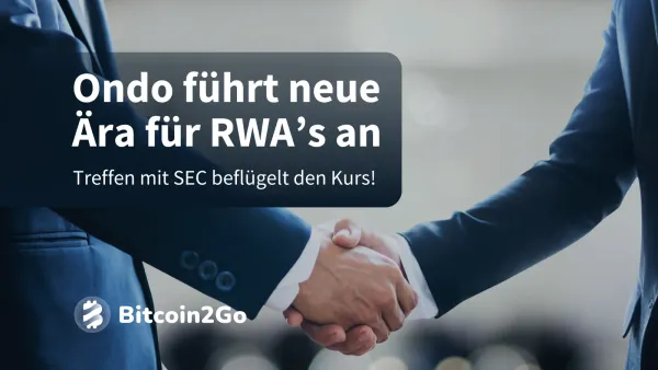Ondo Finance Kurs knackt 1 US-Dollar: SEC-Deal in Sicht