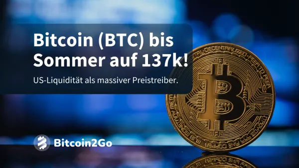 Bitcoin Kurs bald bei 137K? US-Liquidität als Preistreiber