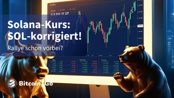 Solana-Kurs korrigiert bei 180 USD, SOL-Rallye wieder vorbei?