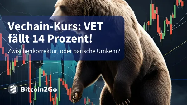 VeChain-Kurs (VET) verliert 14 % – Trend weiter bullisch?