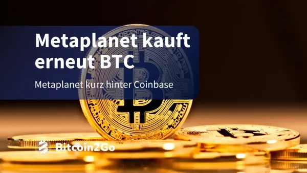 Bitcoin: Metaplanet steigt zum 8. größten Holder auf
