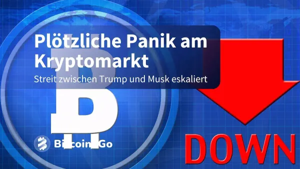 Krypto-Crash durch Trump-Musk-Zoff: Wie geht's weiter?