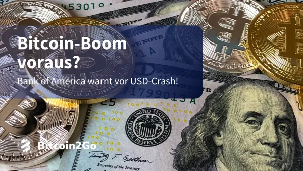 Bitcoin-Boom durch Dollar-Crash? Bank of America warnt vor Abwertung!