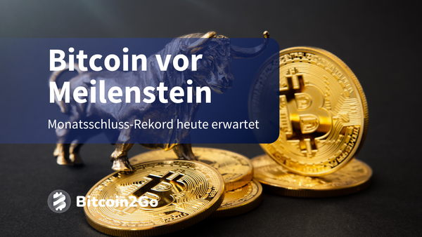Rekordchance: Holt Bitcoin den stärksten Monatsschluss?