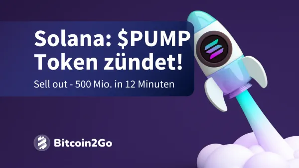 PUMP Token sprengt Solana: 500 Millionen USD in 12 Minuten