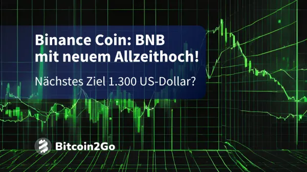 Binance Coin (BNB) Allzeithoch! Nächstes Kursziel: 1.300 USD
