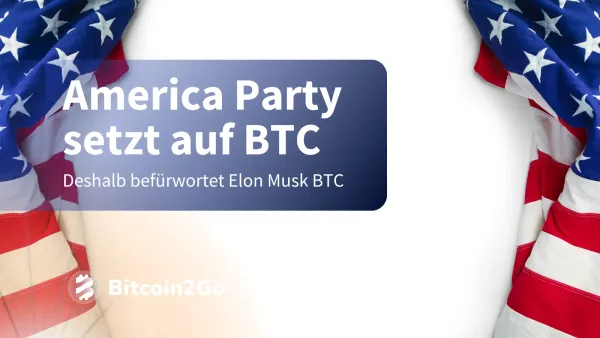 Bitcoin statt Fiat? America Party von Elon Musk setzt auf BTC