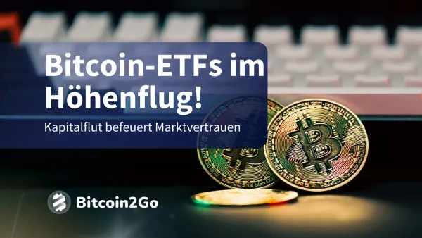 Bitcoin-ETFs explodieren – institutionelles Geld setzt auf Bullenmarkt