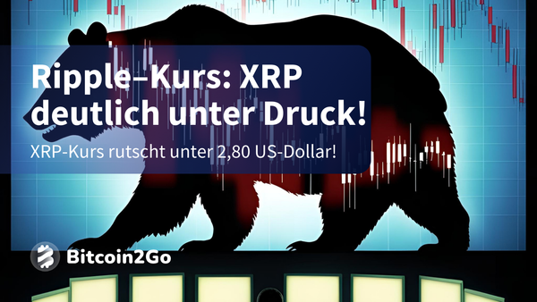 Ripple–Kurs: XRP unter Druck! Nächster Halt: 2,50 US-Dollar?