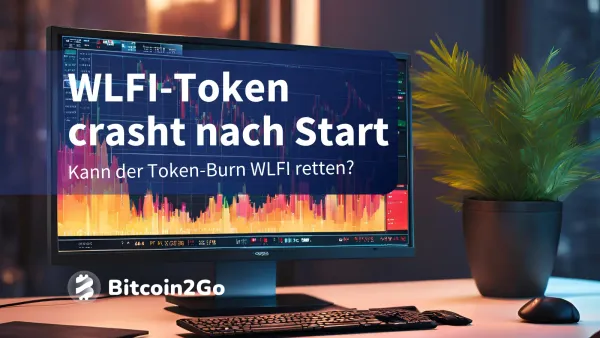 WLFI-Token – Trump-Projekt bricht nach Start um 30 % ein